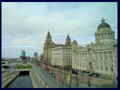 View from the museum: Three Graces, Albert Dock